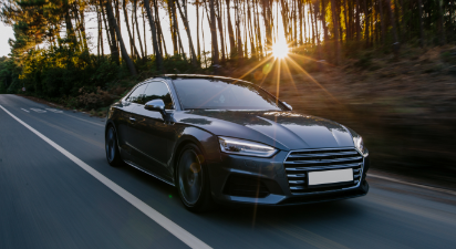 Garage Des Saulniers Achat Vehicule Doccasion Vitre Black Sport Car Highway Drive In The Sunset 1
